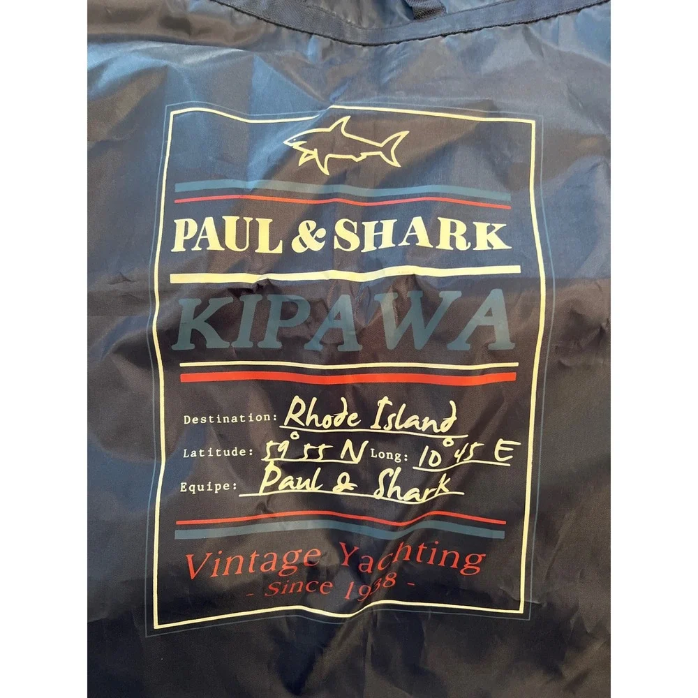 Paul‎ & Shark Yachting Kipawa Garment Bag Navy Blue Suit Cover Travel Case